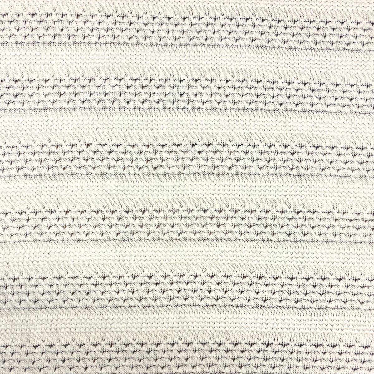 Ivory Stripe Sweater Knit Fabric