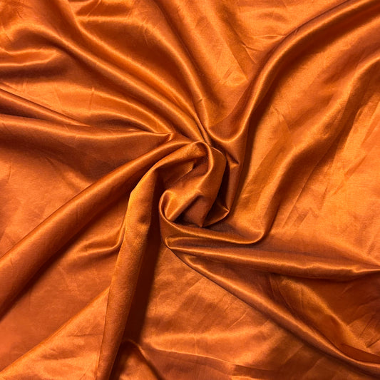 Copper Orange Radiance Silk