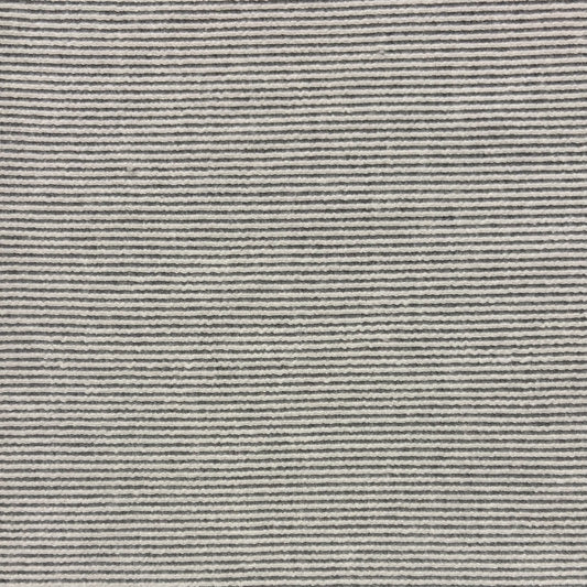 Textured Gray/Cream Stripe Knit