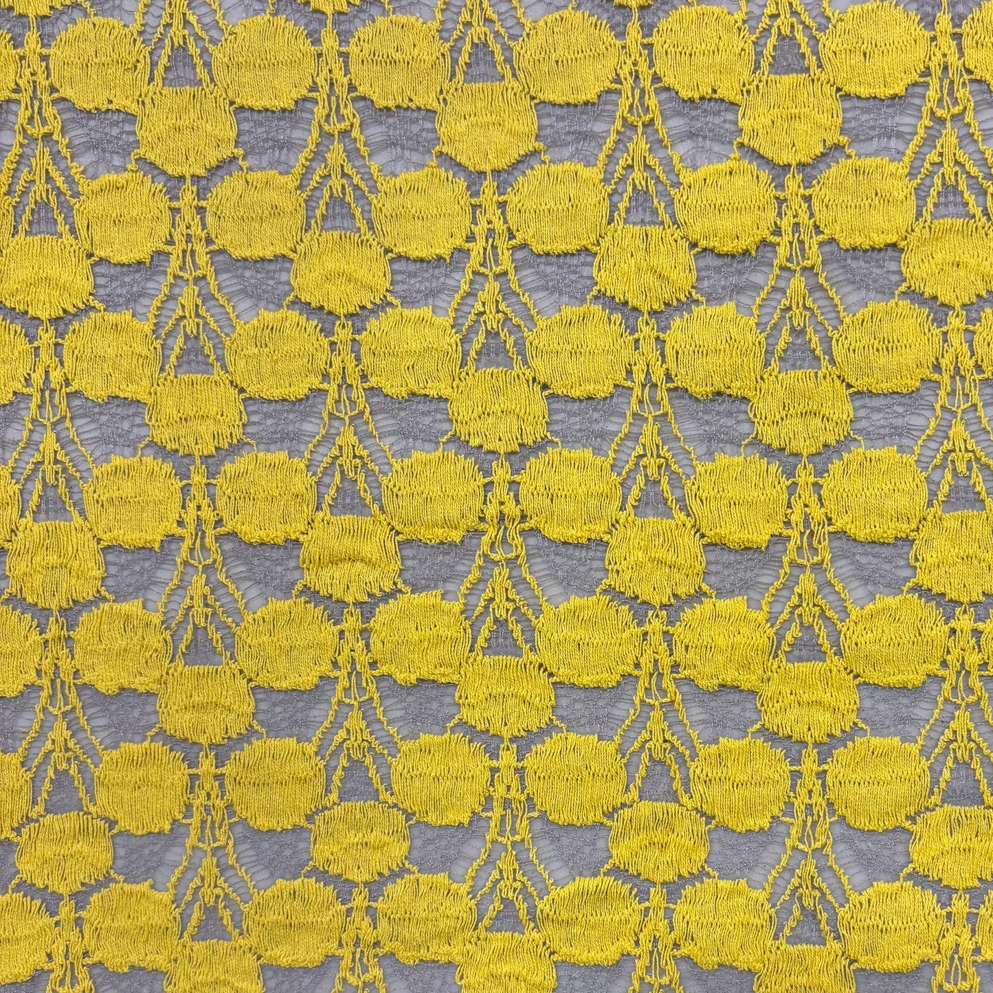 Gray and Yellow lace