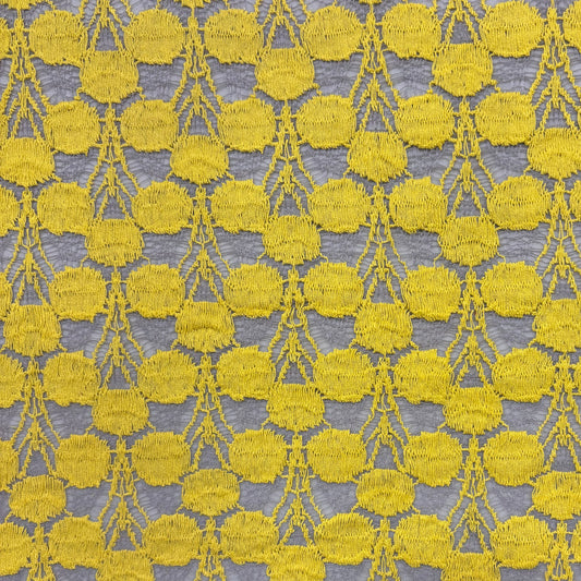 Gray and Yellow lace