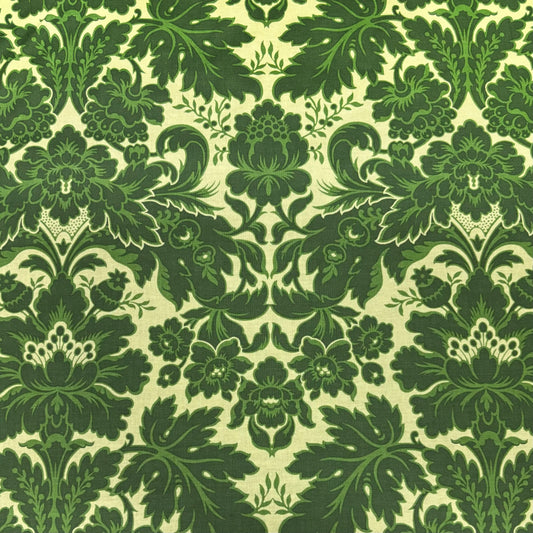 Forest Green Damask