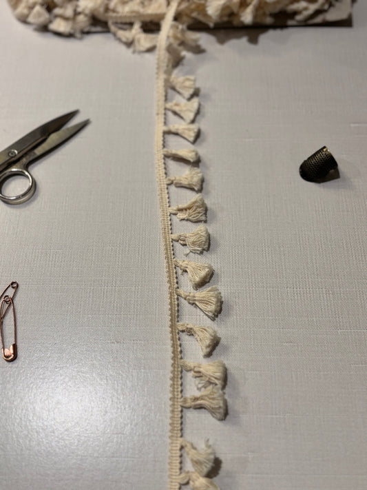 Cream Tassel Trim