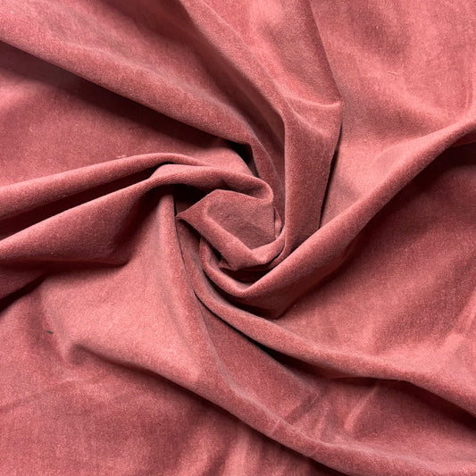 Burgundy Stretch Velvet