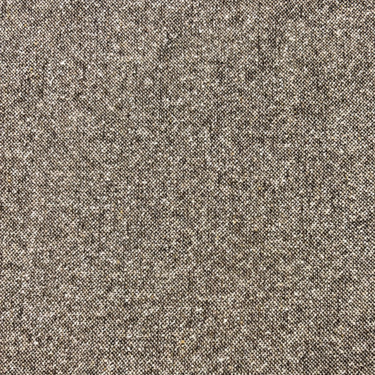 Brown and Cream Wool Tweed Blend