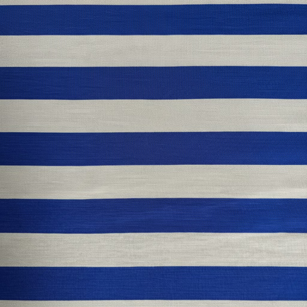 Royal & Gray Stripe Jersey Knit