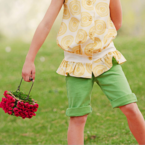 Spring Green Stretch Twill