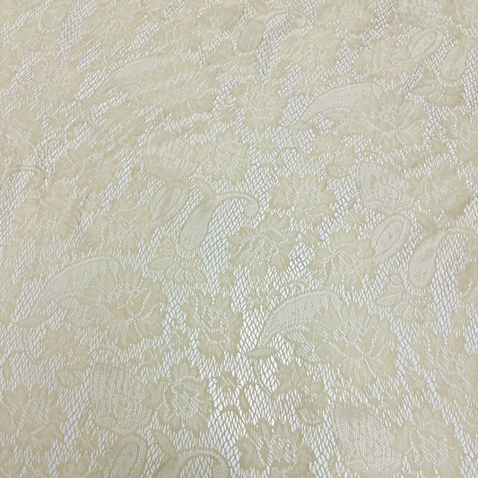 Floral Damask Mesh Lace