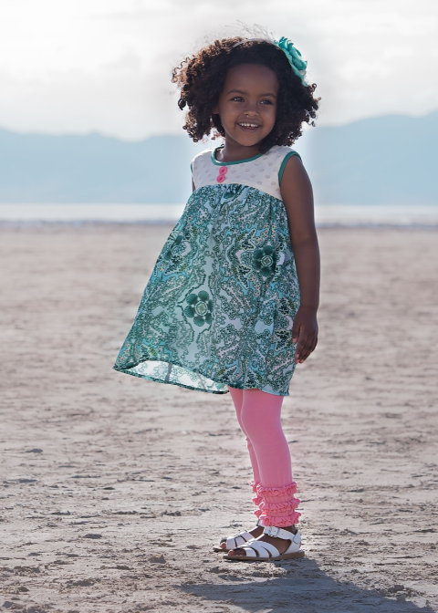 Ivory Burnout Polkadot