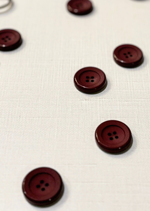 Burgundy Button