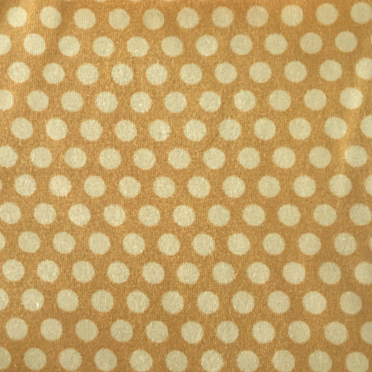 Gold/Yellow Dot Jersey Knit