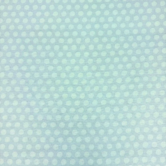 Pale Blue/Mint Polka Dot Jersey Knit