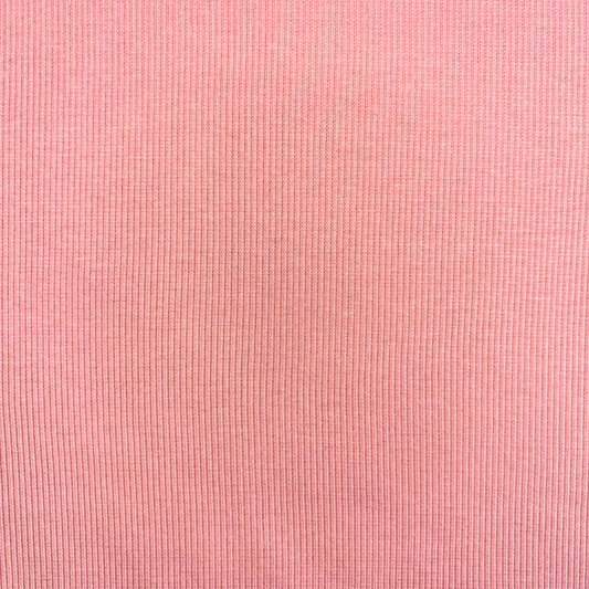 Ribbed Pink Jersey Knit