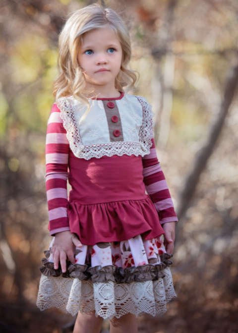 Red and Pink Jersey Knit