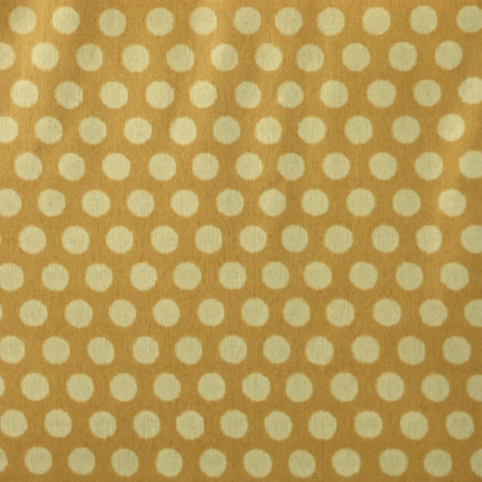Gold/Yellow Dot Jersey Knit