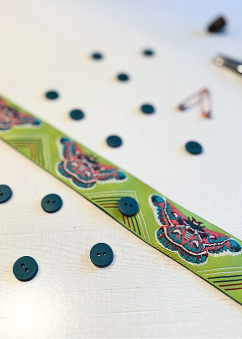 Small Deep Teal Button