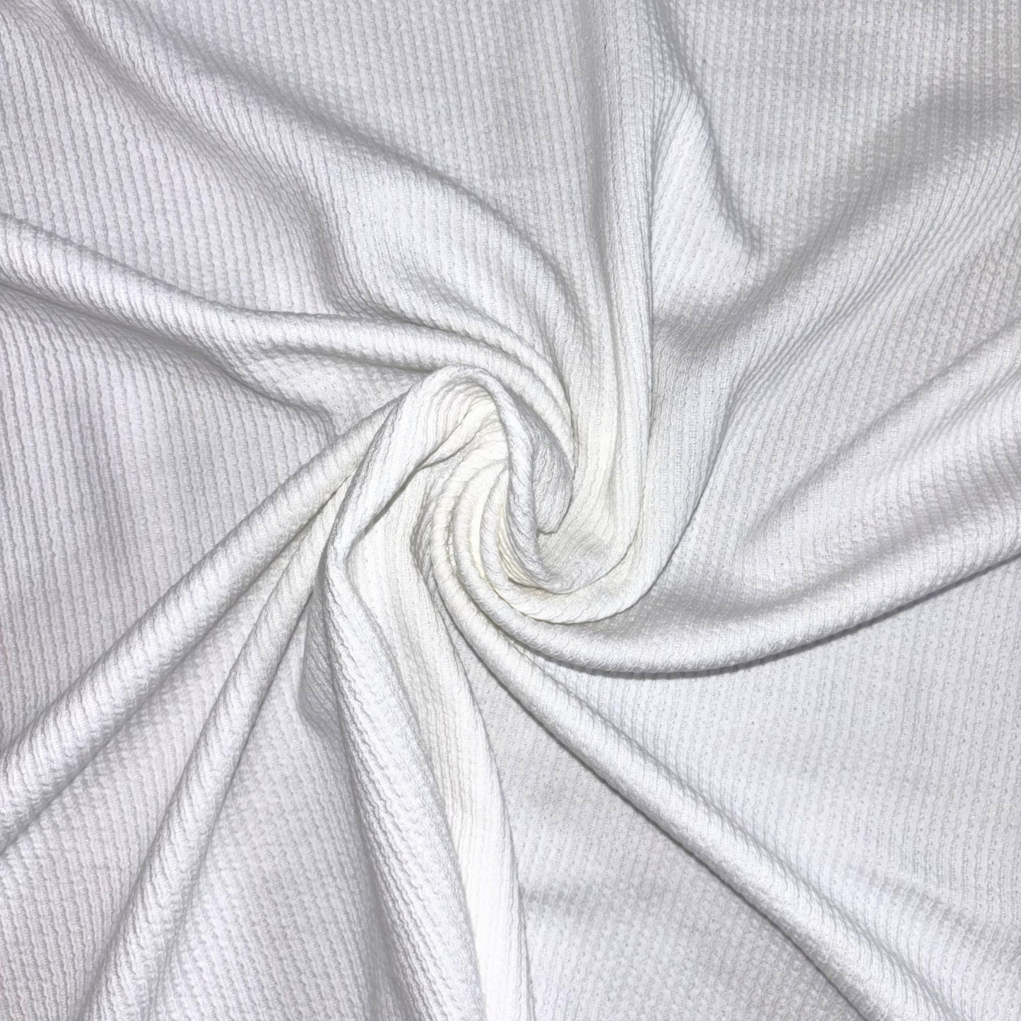 White Stripe Cord Knit