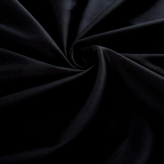 Black Sateen Cotton