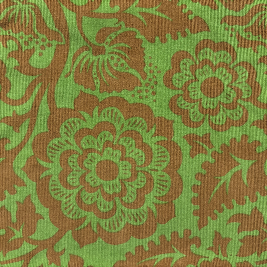 Kelly & Brown Damask Corduroy