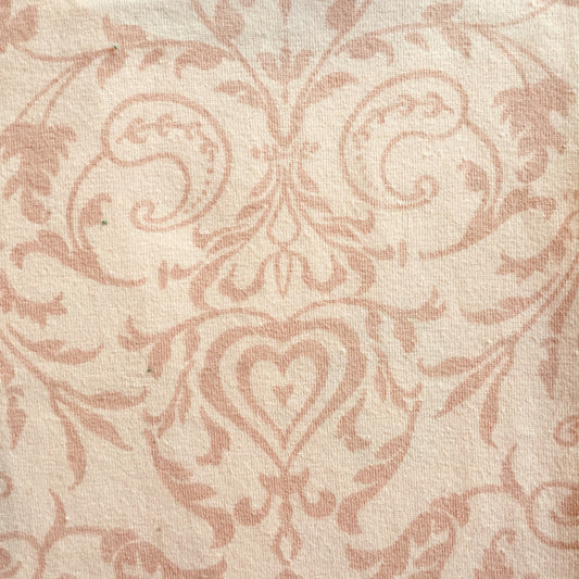 Pink/Peach Tonal Damask Knit -