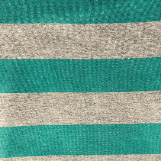 Teal/Grey Stripe Knit