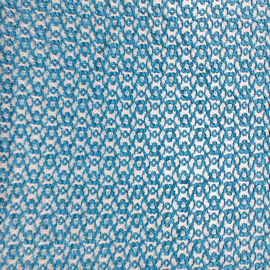 Teal Floral Lace - 58" wide