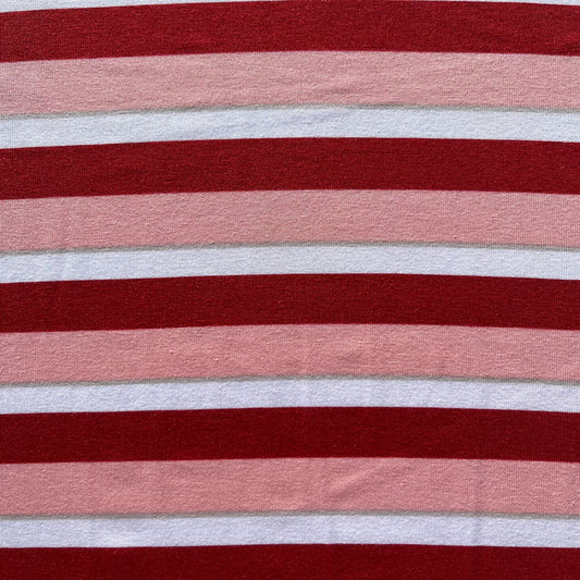 Red/Pink/White Stripe Knit